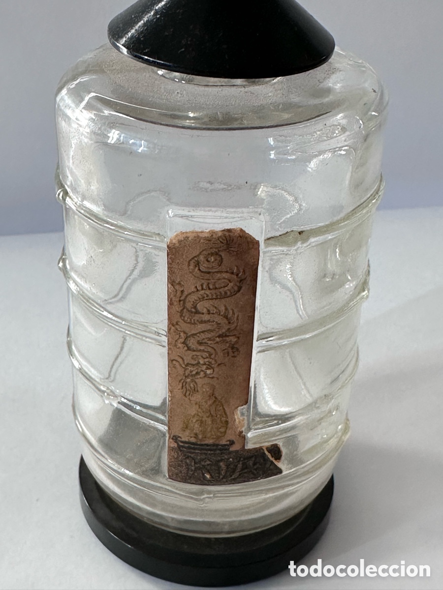 Miniaturas de perfumes antiguos: Frasco de perfume Art Deco - Foto 4