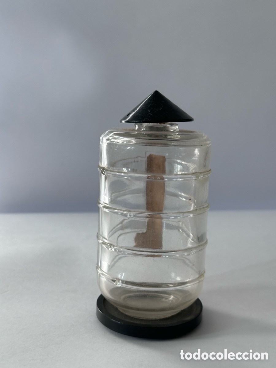 Miniaturas de perfumes antiguos: Frasco de perfume Art Deco - Foto 9