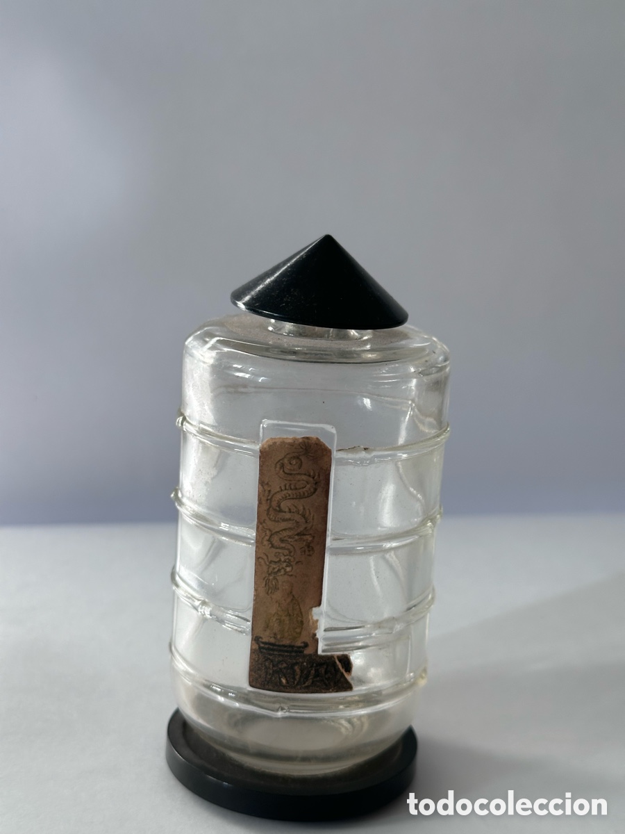 Miniaturas de perfumes antiguos: Frasco de perfume Art Deco - Foto 15