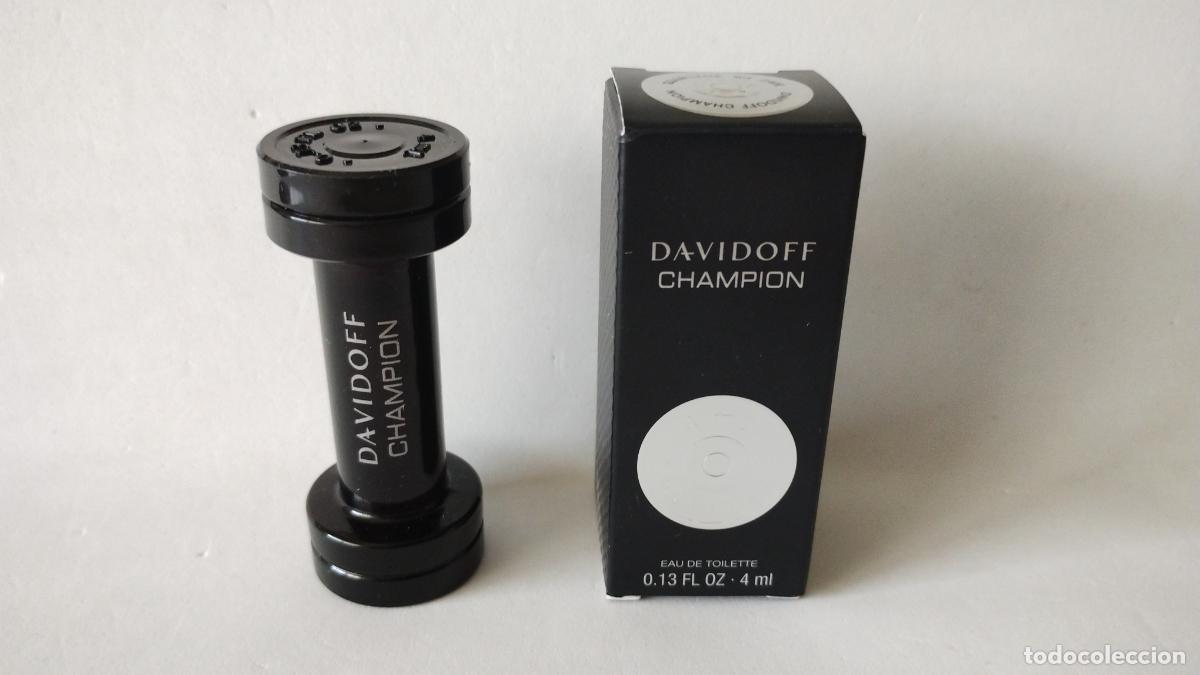 Miniaturas de perfumes antiguos: MINIATURA CHAMPION DE DAVIDOFF - Foto 1