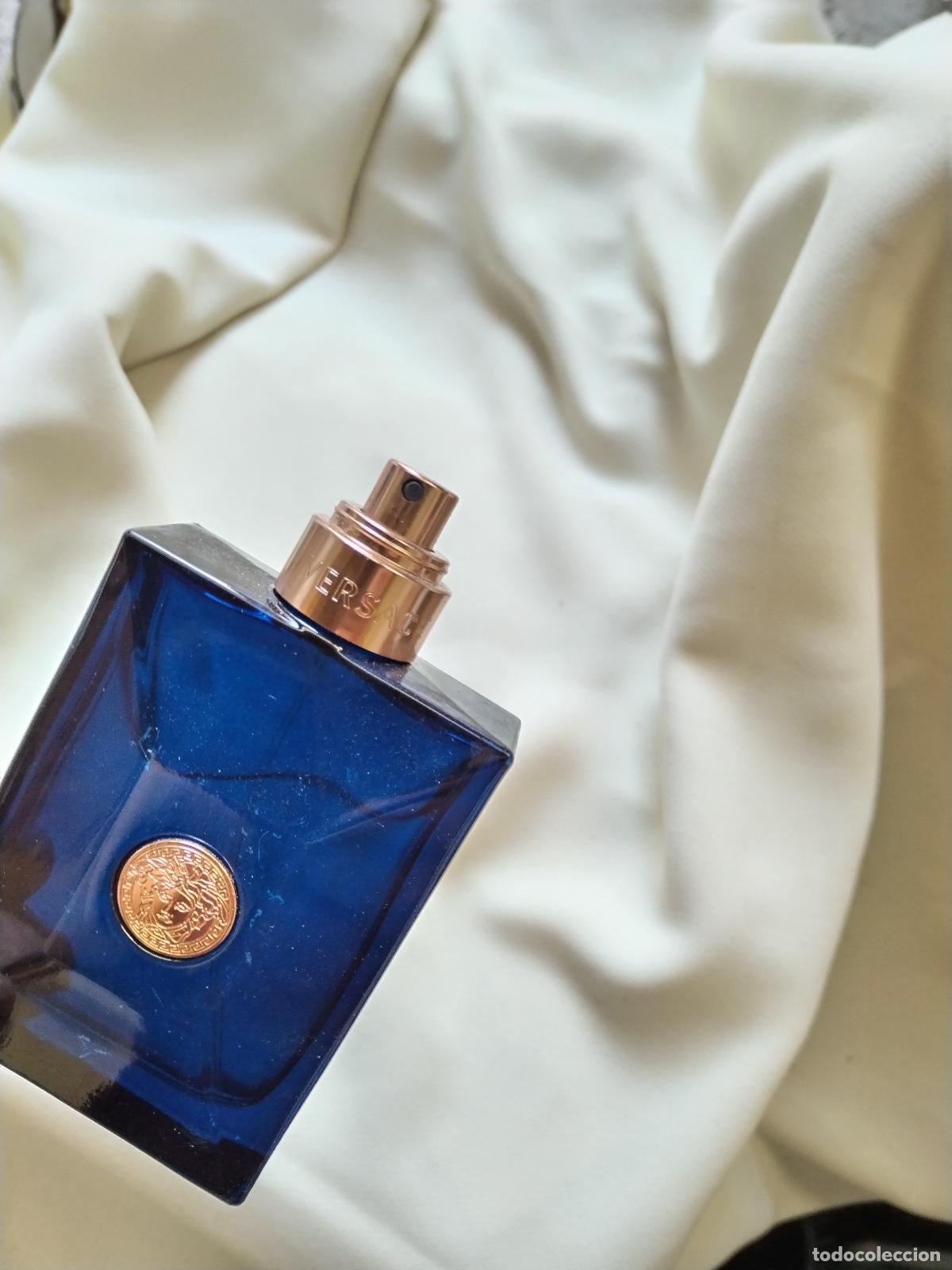 Miniaturas de perfumes antiguos: versace dylan blue eau de toilette para hombre