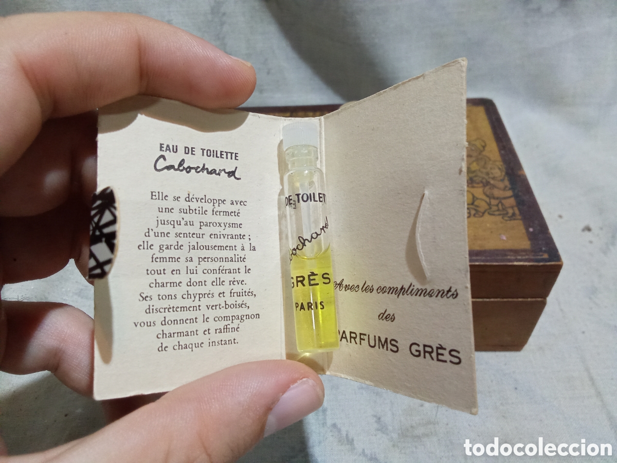 Miniaturas de perfumes antiguos: LOTE 2 MINIATURAS DE PERFUME LES PERFUMS DE GRES - Foto 3