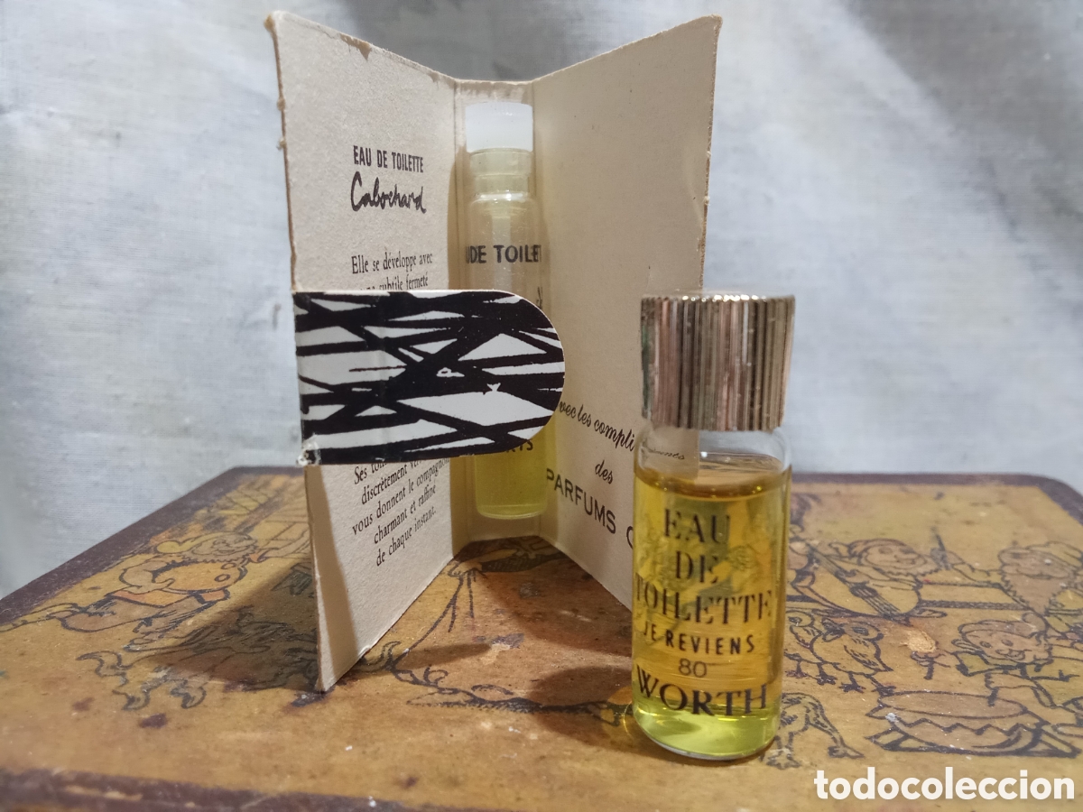 Miniaturas de perfumes antiguos: LOTE 2 MINIATURAS DE PERFUME LES PERFUMS DE GRES - Foto 1