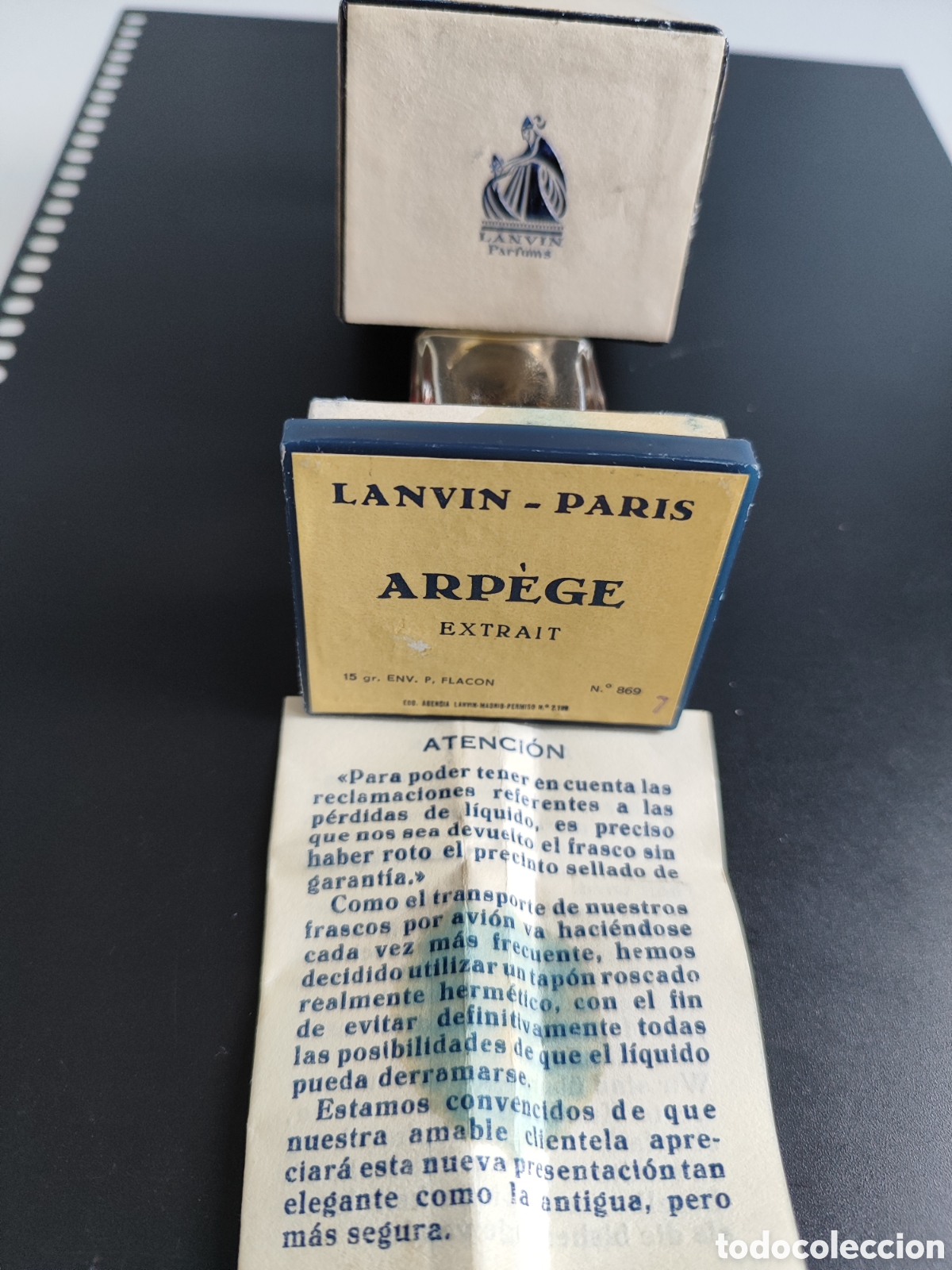 Miniaturas de perfumes antiguos: Perfume Arpege de Lanvin - Foto 2