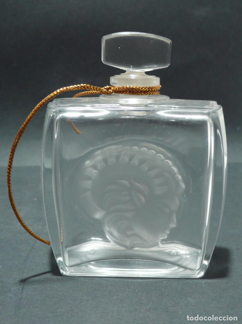 Miniaturas de perfumes antiguos: FRASCO DE PERFUME CRISTAL - Foto 3