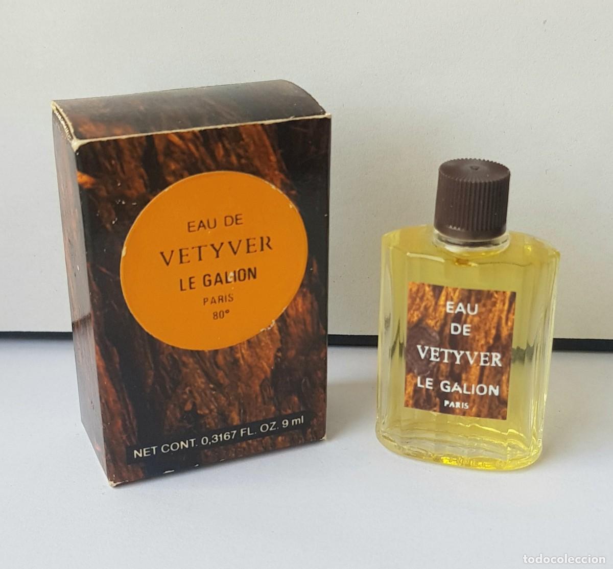 Miniaturas de perfumes antiguos: LE GALION EAU DE VETYVER EAU 9 ml - Foto 1