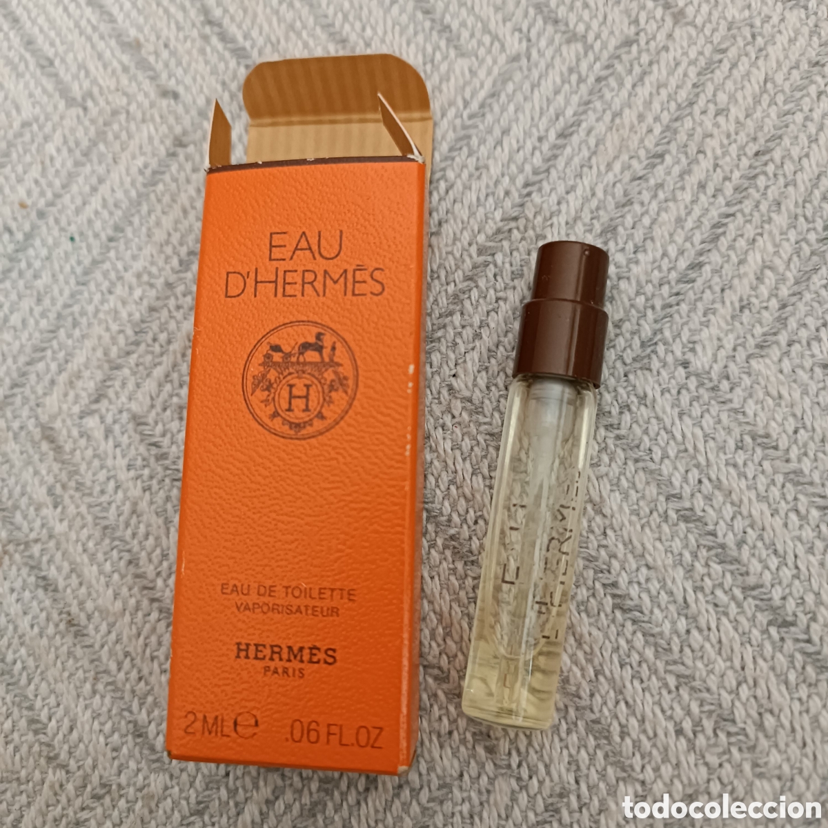 Miniaturas de perfumes antiguos: Prueba de perfume EUA DHermes 2ML - Foto 1