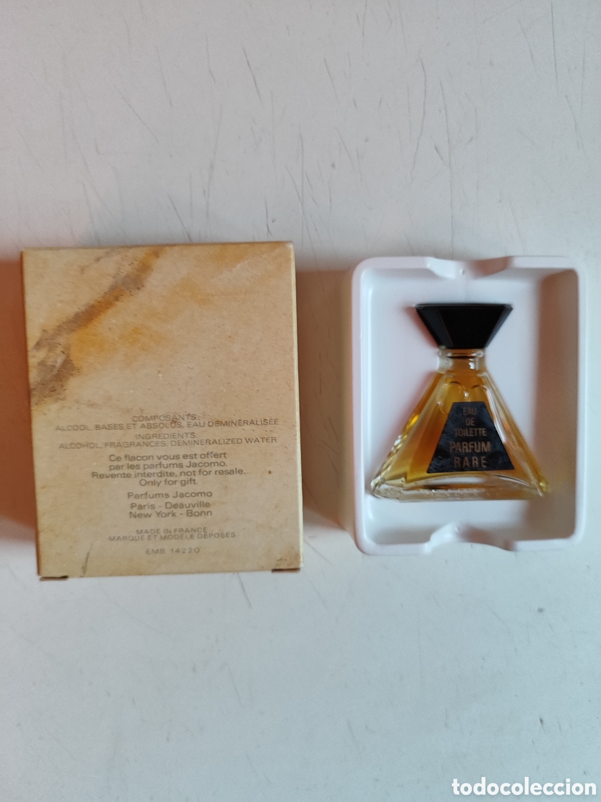Miniaturas de perfumes antiguos: Perfume Jacomo rare, paris - Foto 3
