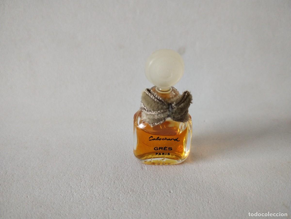 Miniaturas de perfumes antiguos: CONJUNTO CUATRO MINIATURAS CABOCHARD DE GRES - Foto 4