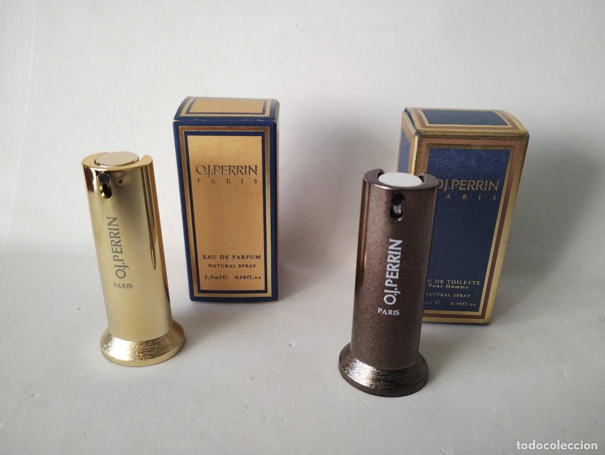 Miniaturas de perfumes antiguos: DOS MINIATURAS O.J.PERRIN - Foto 1