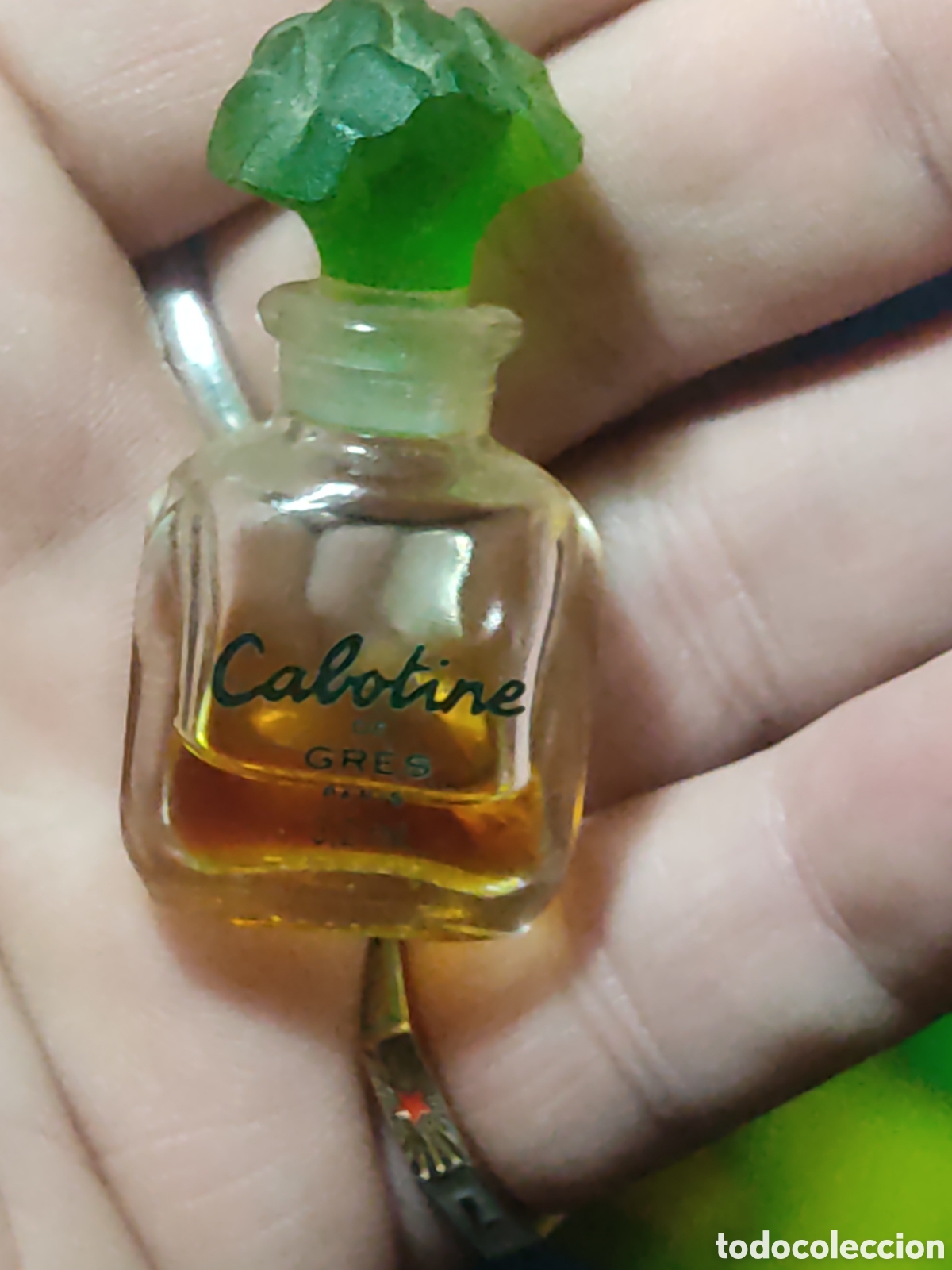 Miniaturas de perfumes antiguos: Perfume Cabotine de Gres & EUA de Toilette miniatura - Foto 1