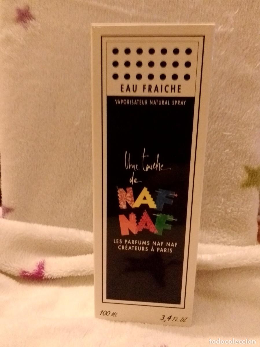 Miniaturas de perfumes antigos: UN TOUCHE DE NAF NAF. EAU FRAICHE 100ML