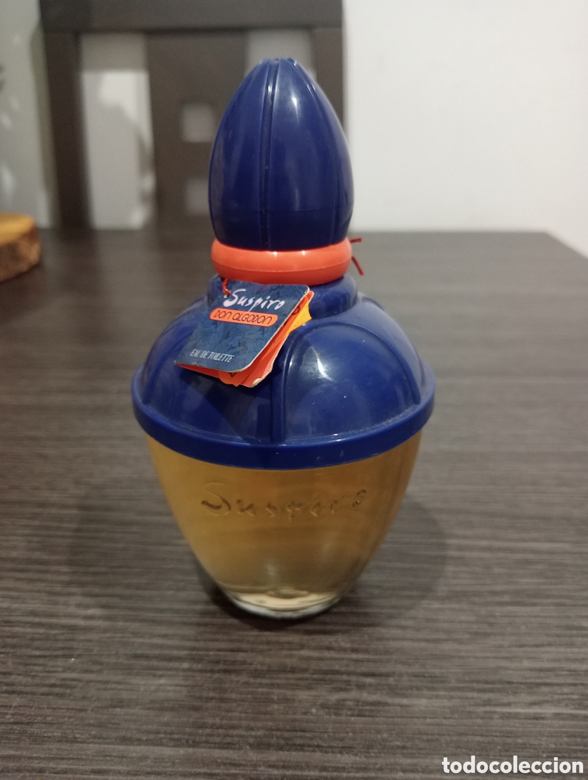 Miniaturas de perfumes antiguos: Perfume, colonia Suspiro de Don Algod&oacute;n. 200ml. Descatalogada.