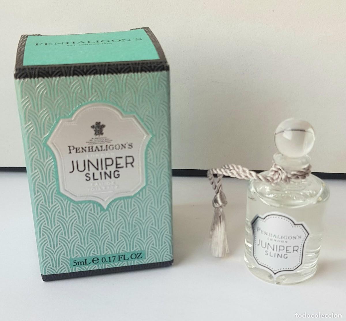 Miniaturas de perfumes antiguos: PENHALIGON&acute;S JUNIPER SLING EDT 5 ML - Foto 1