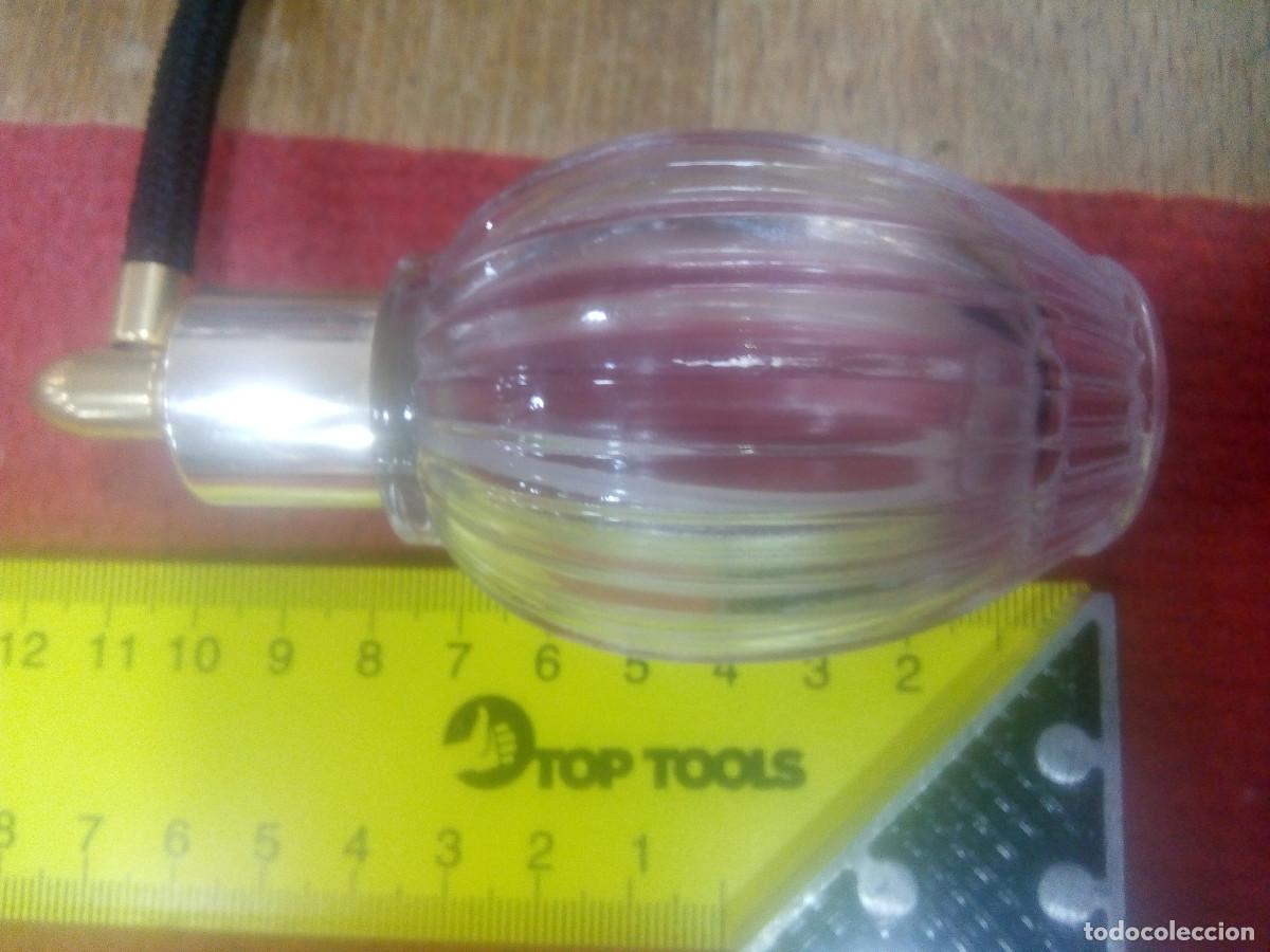 Miniaturas de perfumes antiguos: BOTELLA RELLENABLE PERFUME CON PERA - Foto 6