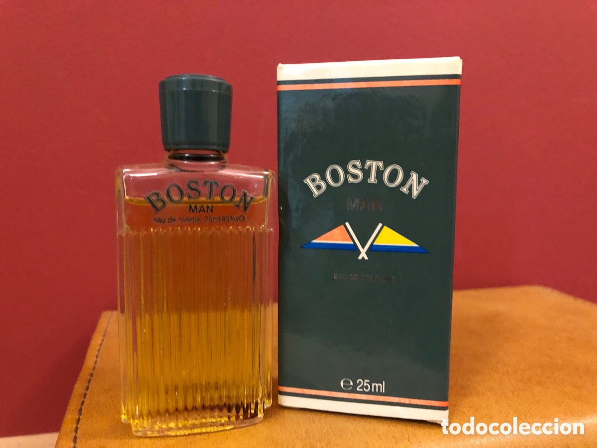Miniaturas de perfumes antigos: BOSTON MAN DE A. PUIG. 25 ML EAU DE COLOGNE. 25 ML. EN CAJA. CODIGO: 8411061000403