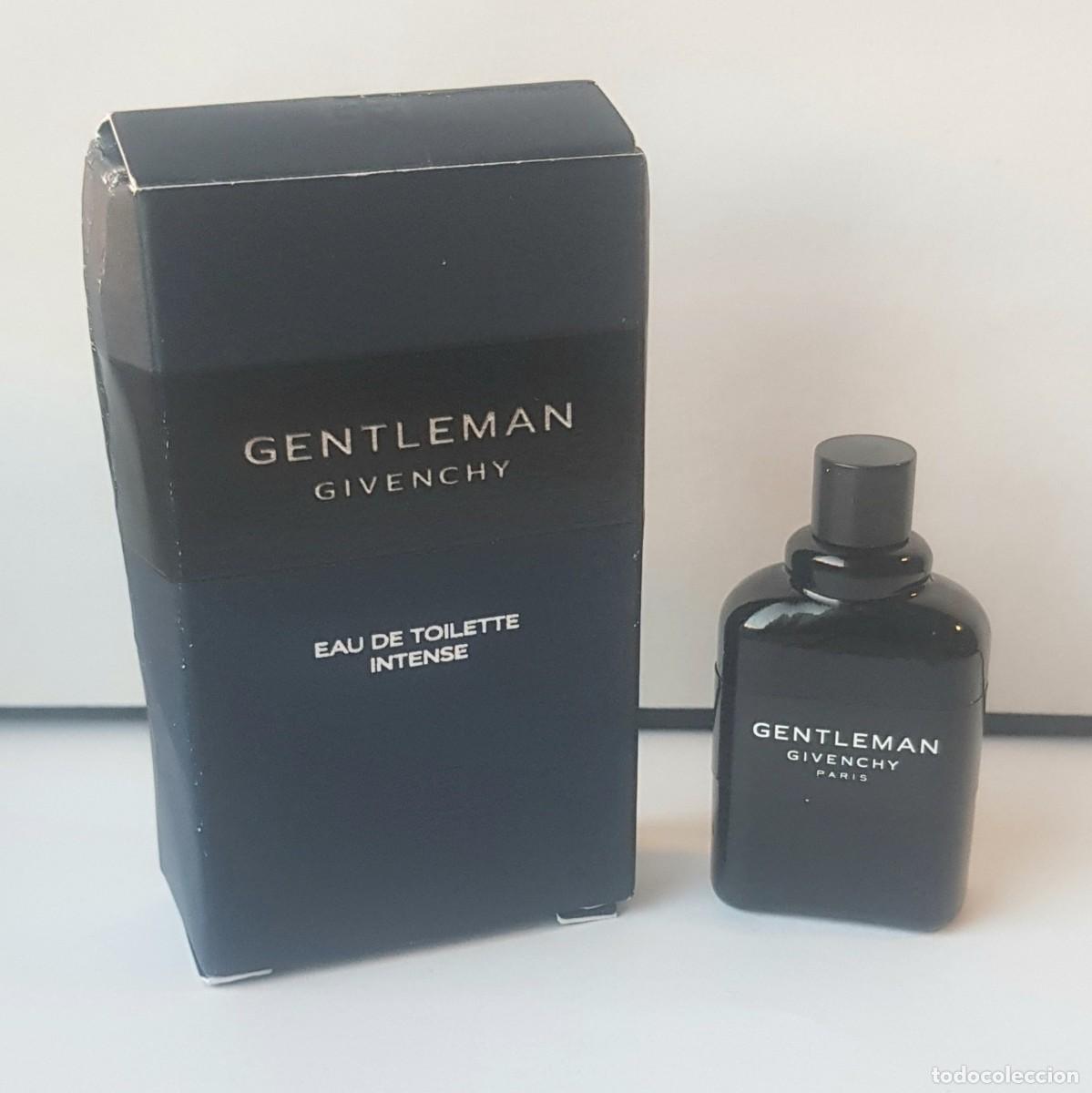 Miniaturas de perfumes antiguos: GIVENCHY GENTLEMAN VERSION INTENSE CAJA CON PLIEGUES EDT 6 ml - Foto 1