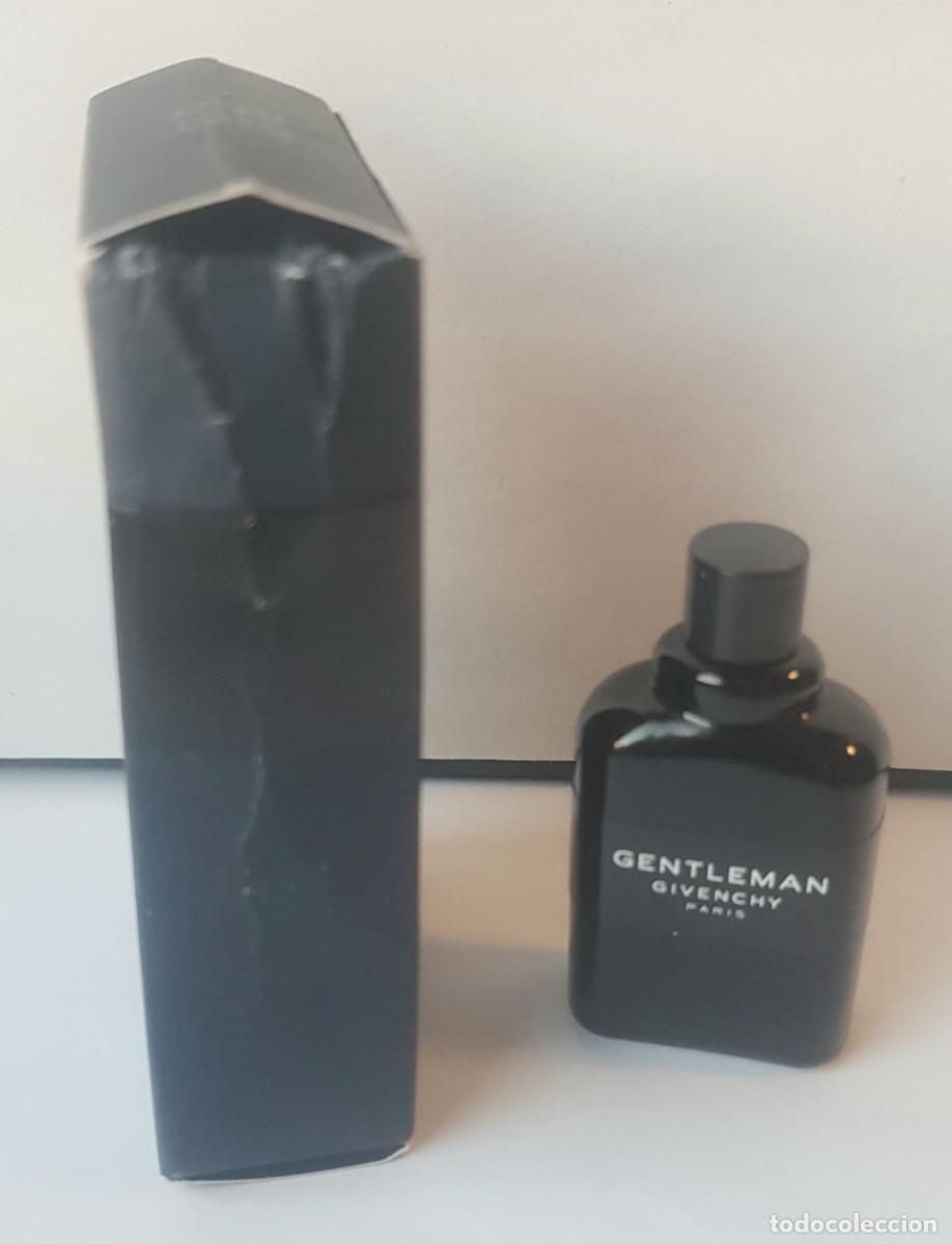 Miniaturas de perfumes antiguos: GIVENCHY GENTLEMAN VERSION INTENSE CAJA CON PLIEGUES EDT 6 ml - Foto 2