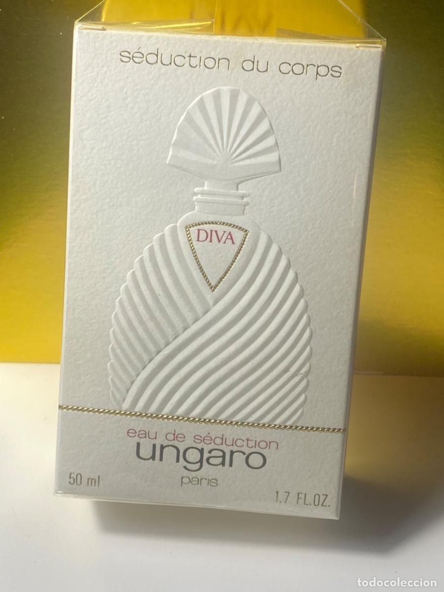 Miniaturas de perfumes antiguos: Perfume DIVA de UNGARO - 50 ml EAU SEDUCTION / SPLASH - Foto 5