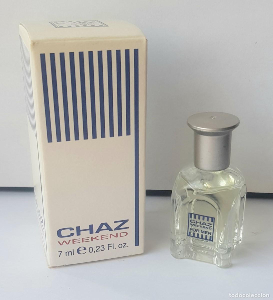 Miniaturas de perfumes antiguos: CHAZ WEEKEND EDT 7 ml - Foto 1