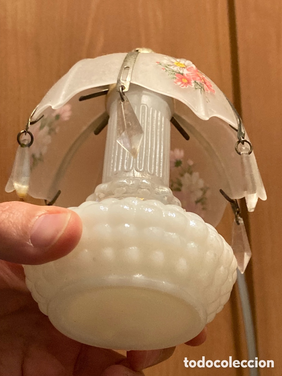 Miniaturas de perfumes antiguos: Antiguo frasco de perfume con forma de quinqu&eacute; - Foto 3