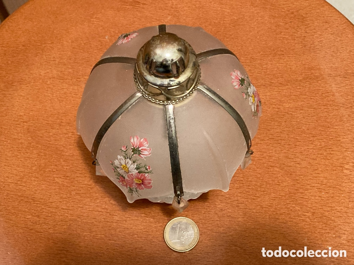 Miniaturas de perfumes antiguos: Antiguo frasco de perfume con forma de quinqu&eacute; - Foto 4
