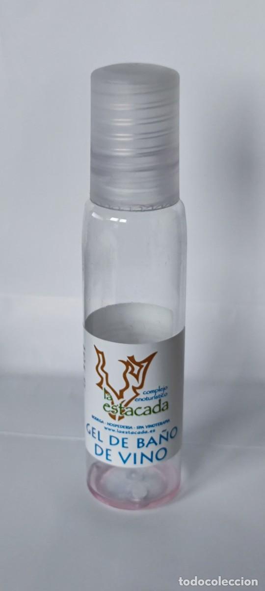 &Eacute;chantillons de parfums anciens: ENVASE DE PLASTICO VACIO GEL DE BA&Ntilde;O DE VINO - HOTEL SPA LA ESTACADA TARANCON CUENCA / DUANER RIOJA