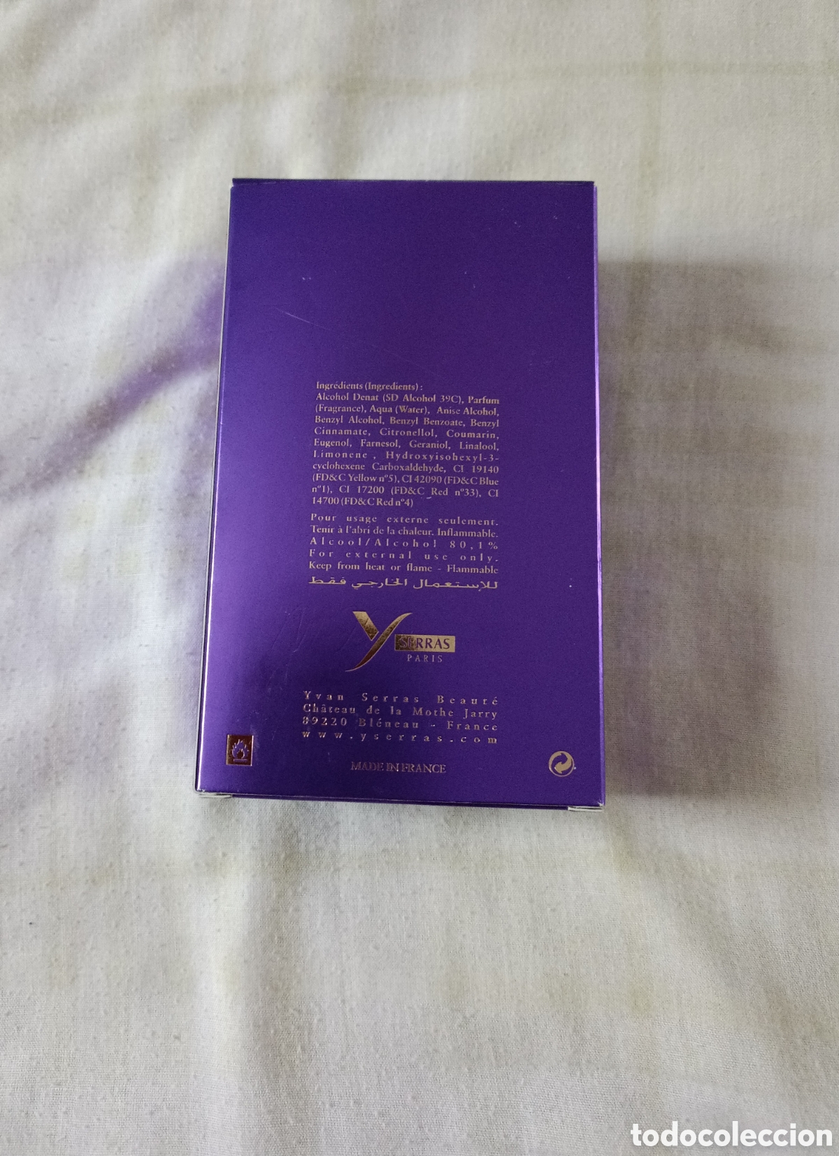 Miniaturas de perfumes antiguos: Frasco de perfume franc&eacute;s - Foto 2