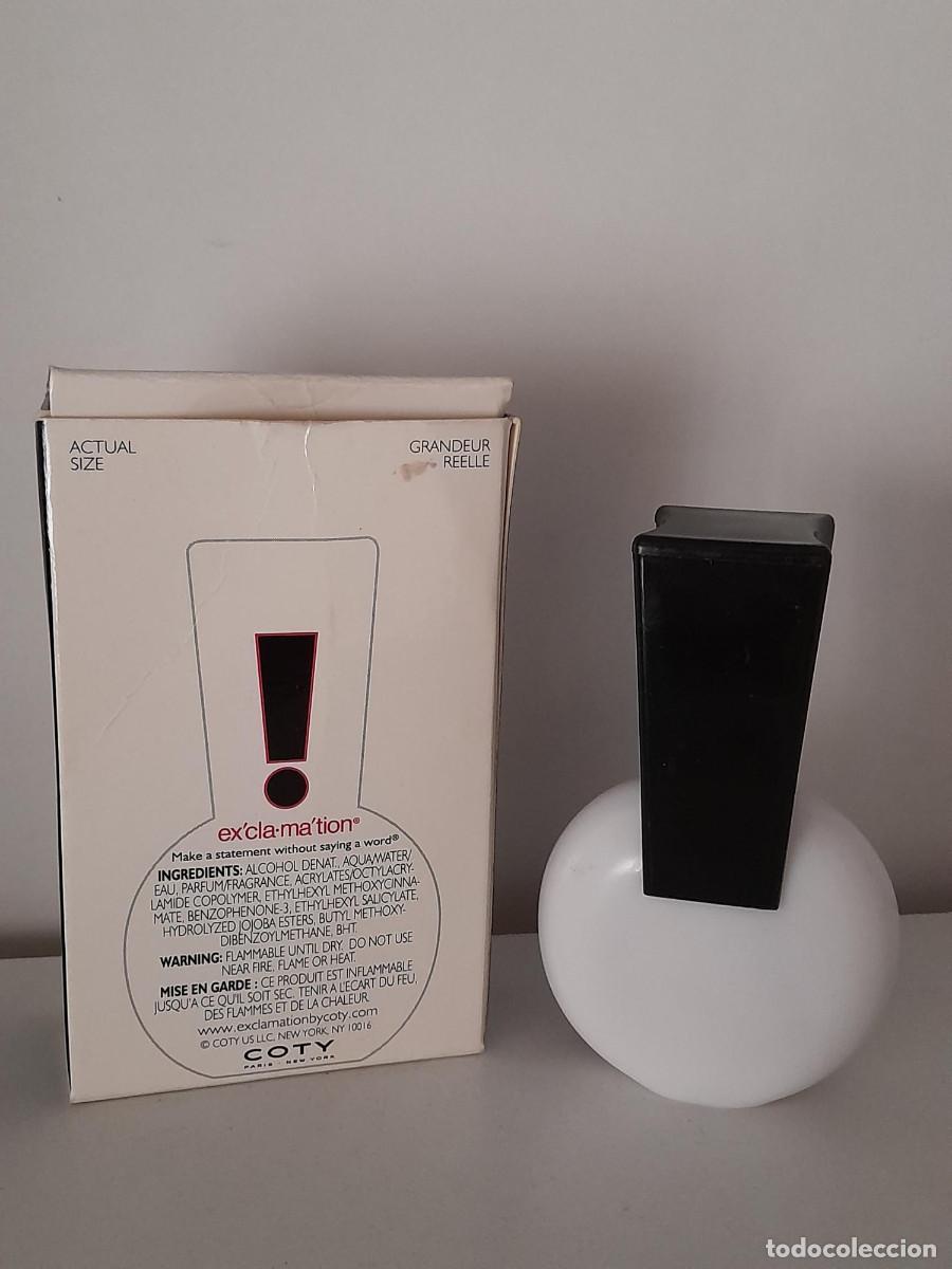 Miniaturas de perfumes antiguos: EXCLAMATION EDC de Coty 15ml. ORIGINAL - Foto 2