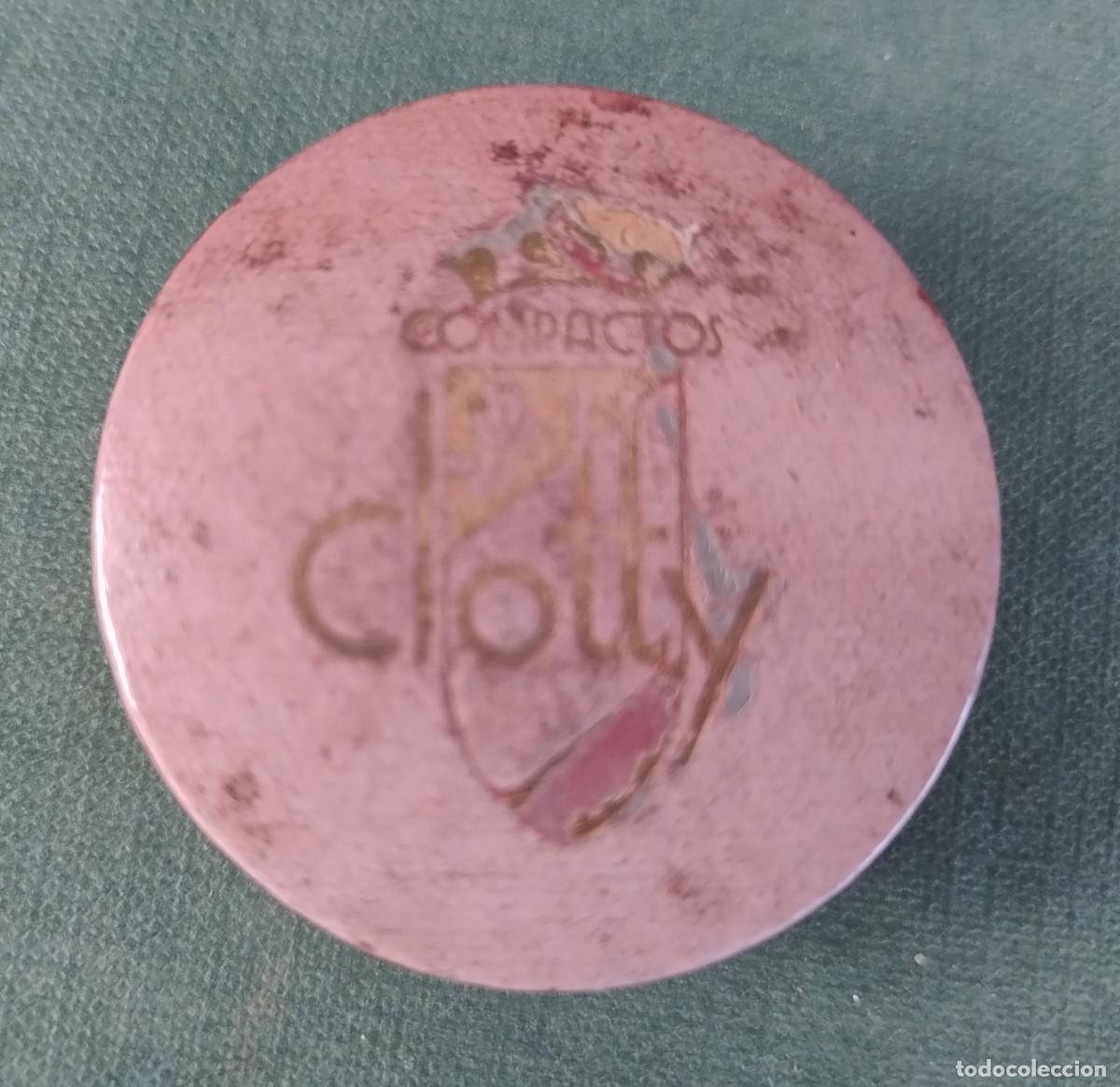Miniaturas de perfumes antiguos: POLVOS COMPACTOS CLOTTY. POLVERA - Foto 3