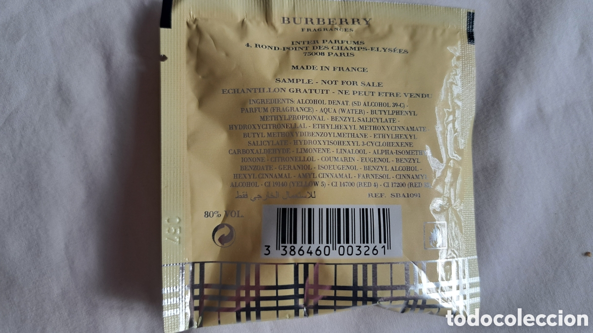 Miniaturas de perfumes antiguos: Muestra BURBERRY Weekend - Foto 2