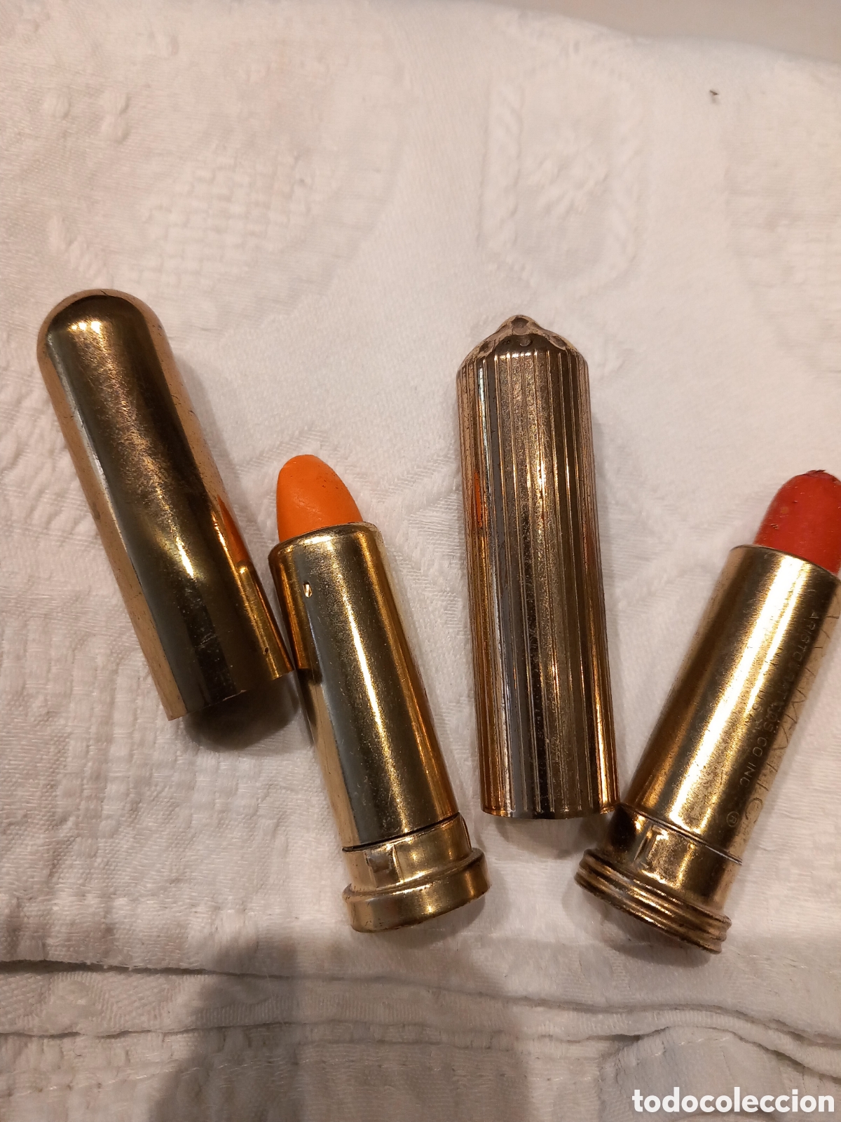 Miniaturas de perfumes antiguos: Barras de labios vintage - Foto 1