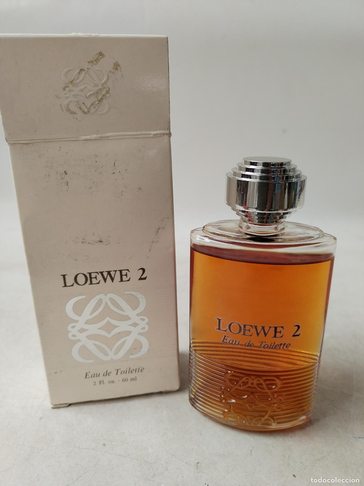 Miniaturas de perfumes antiguos: botella loewe 2 eau de toillette - Foto 1
