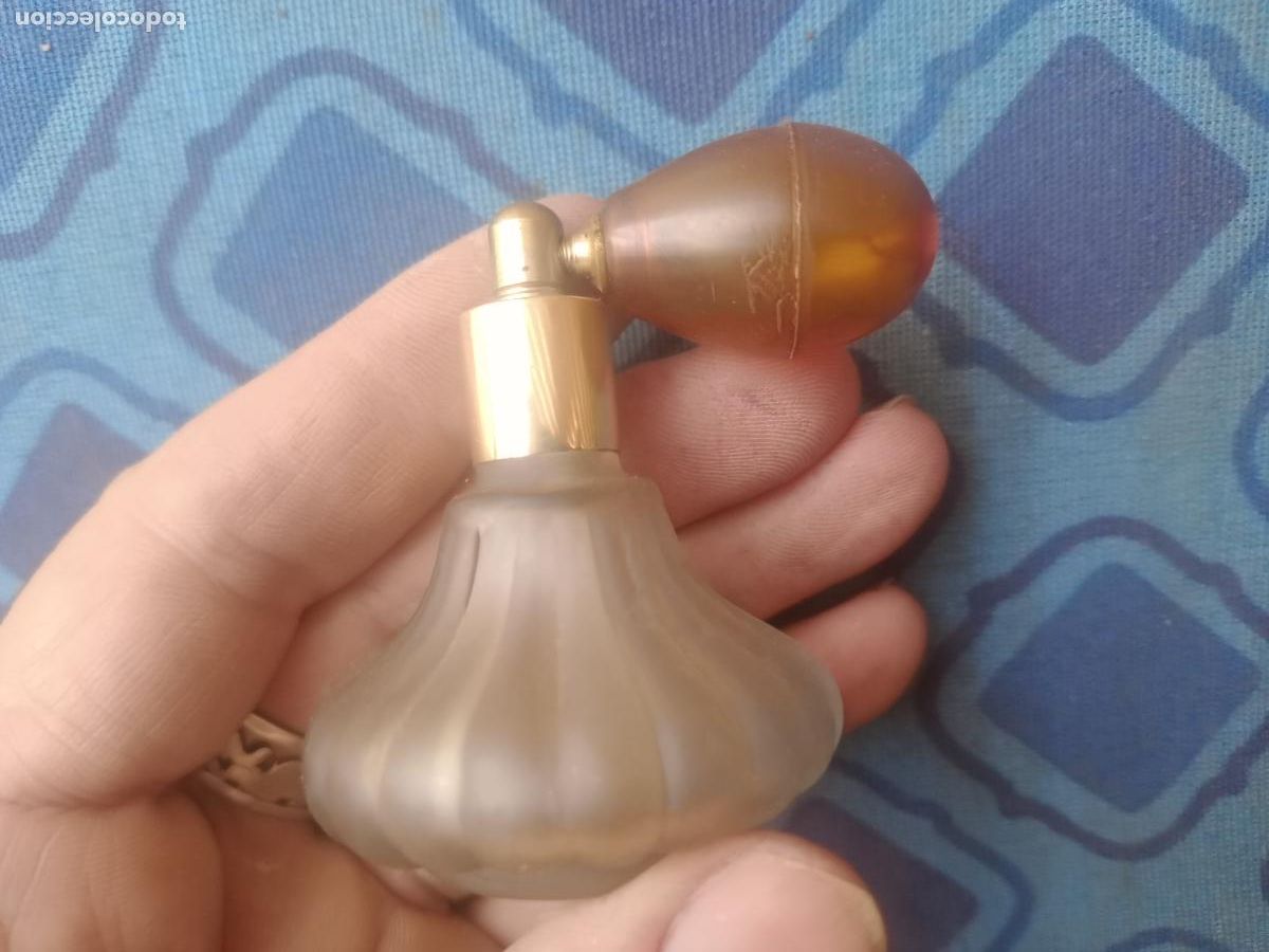 Miniaturas de perfumes antiguos: Perfumero antiguo de cristal - Foto 1