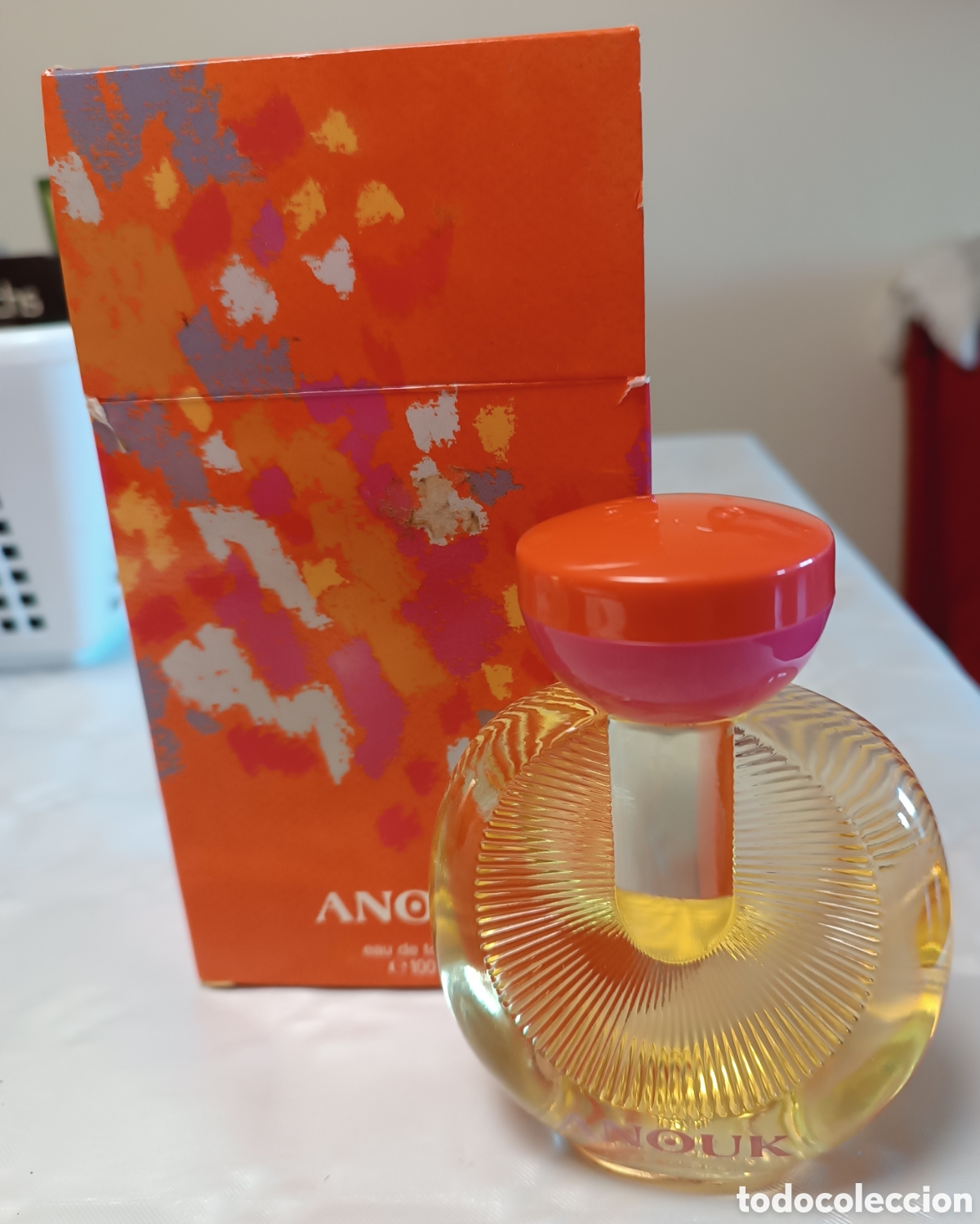 Miniaturas de perfumes antiguos: Eau de Toilette ANOUK, 100 ml. - Foto 1