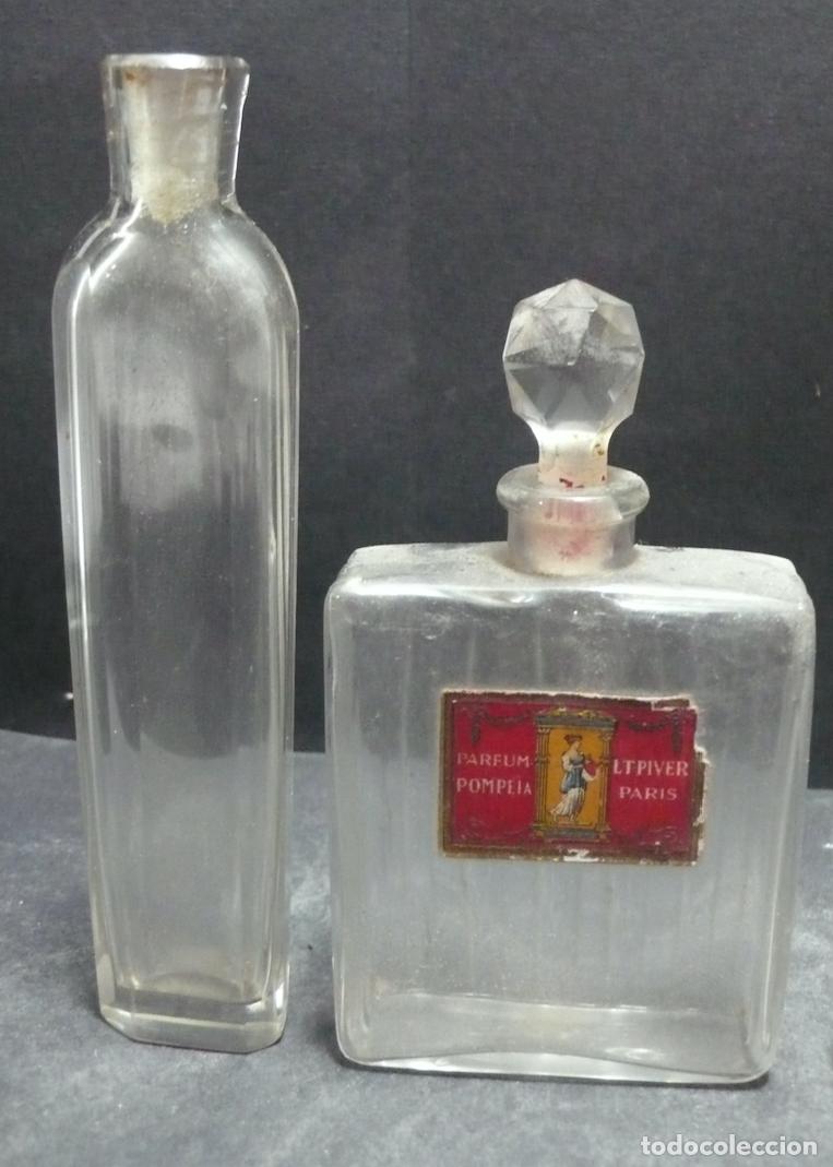 Miniaturas de perfumes antiguos: cuatro botellas de perfume - Foto 2