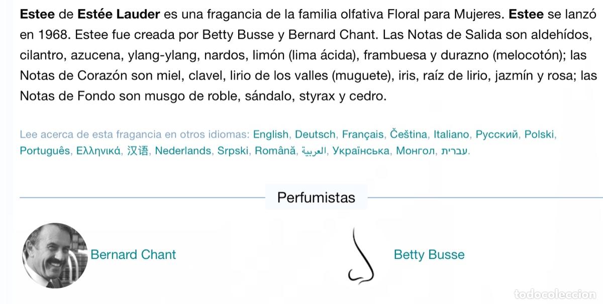Miniaturas de perfumes antiguos: Est&eacute;e de Est&eacute;e Lauder perfumes - Foto 5