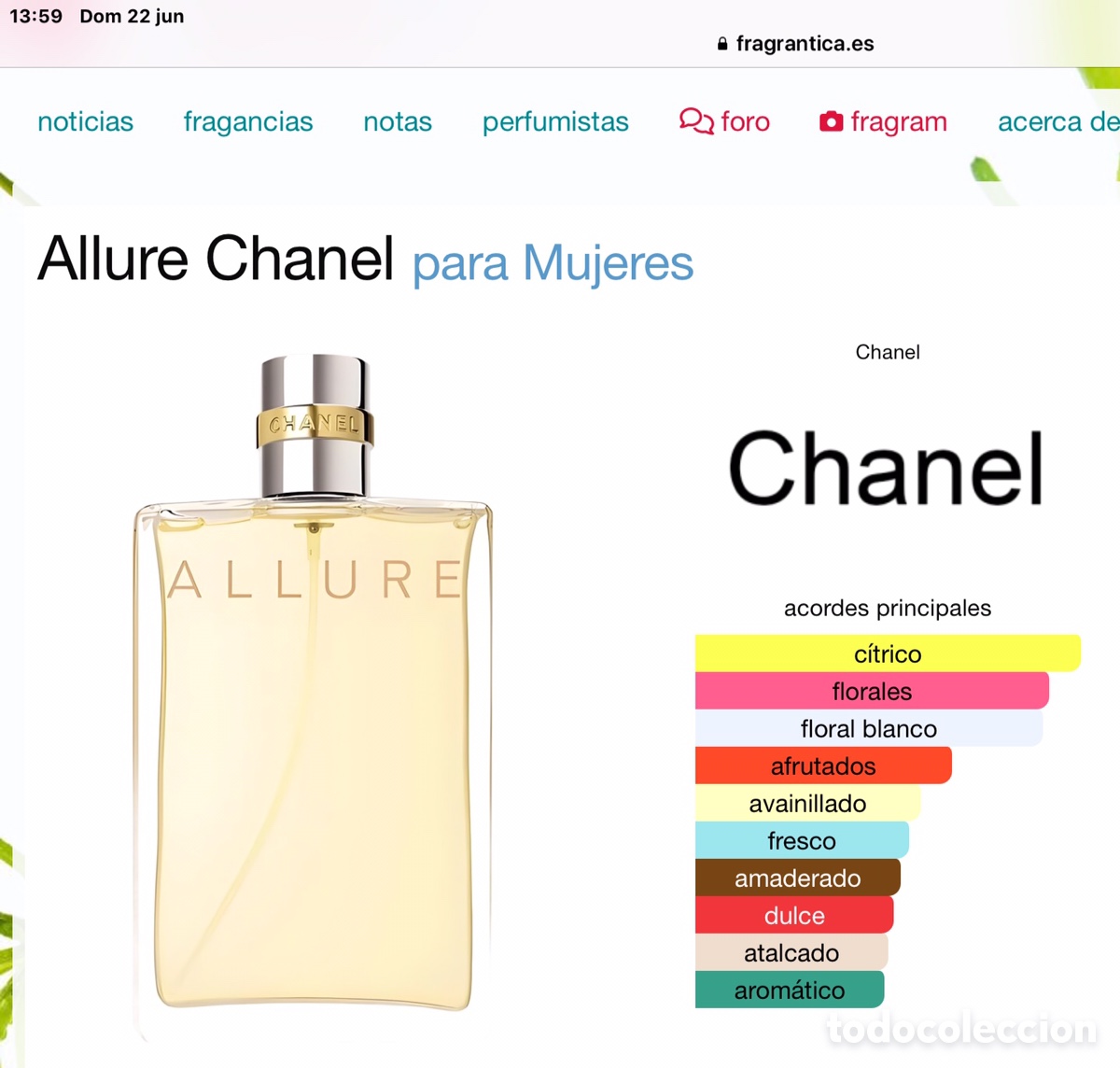 Miniaturas de perfumes antiguos: Allure de Chanel perfumes - Foto 5