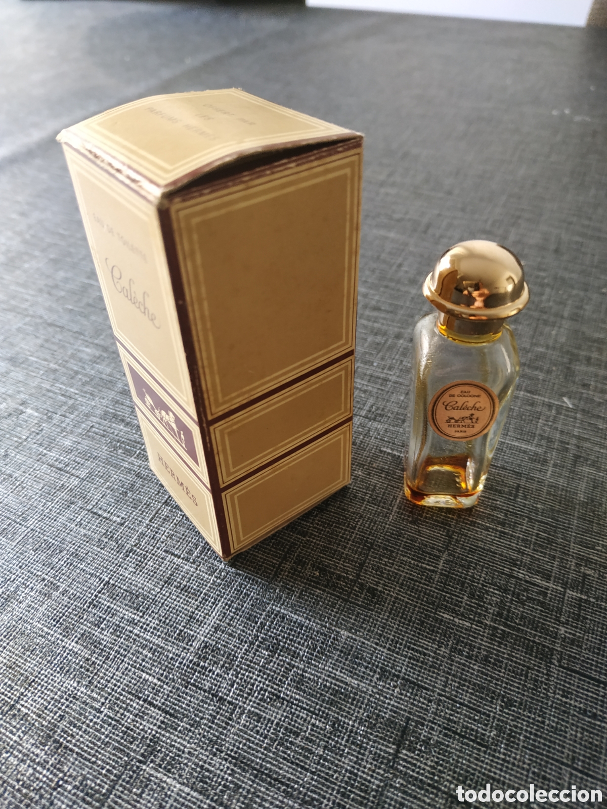 Miniaturas de perfumes antiguos: Herm&eacute;s Cal&eacute;che 7ml Franc&eacute;s . - Foto 2