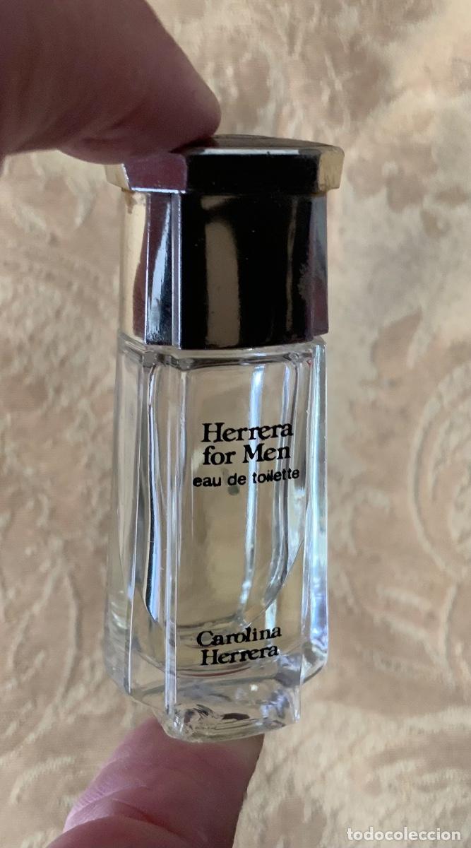 Miniaturas de perfumes antiguos: MINIATURA PERFUME HERRERA FOR MEN - Foto 3