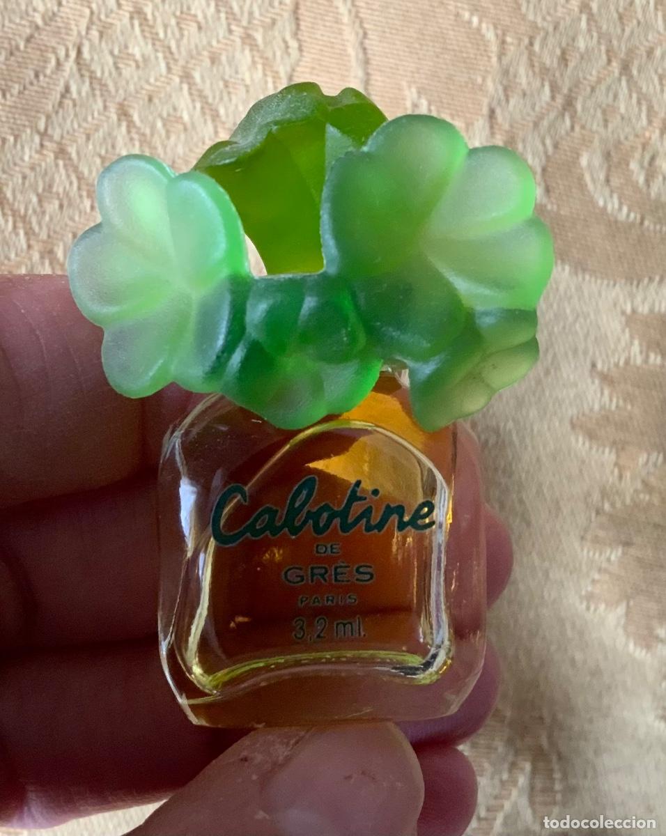 Miniaturas de perfumes antiguos: ANTIGUA MINIATURA DE PERFUME CABOTINE DE GRES PARIS - Foto 2