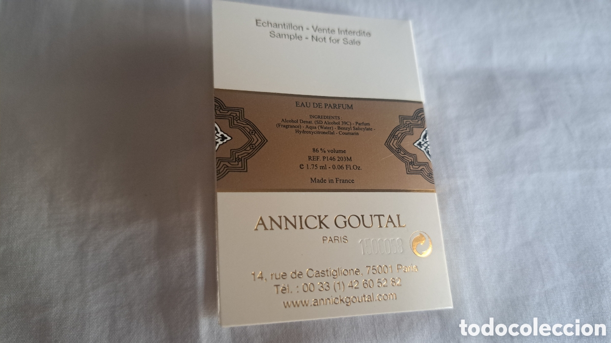 Miniaturas de perfumes antiguos: Muestras ANNICK GOUTAL - Foto 3