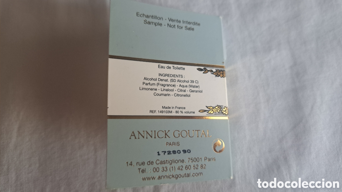 Miniaturas de perfumes antiguos: Muestras ANNICK GOUTAL - Foto 5