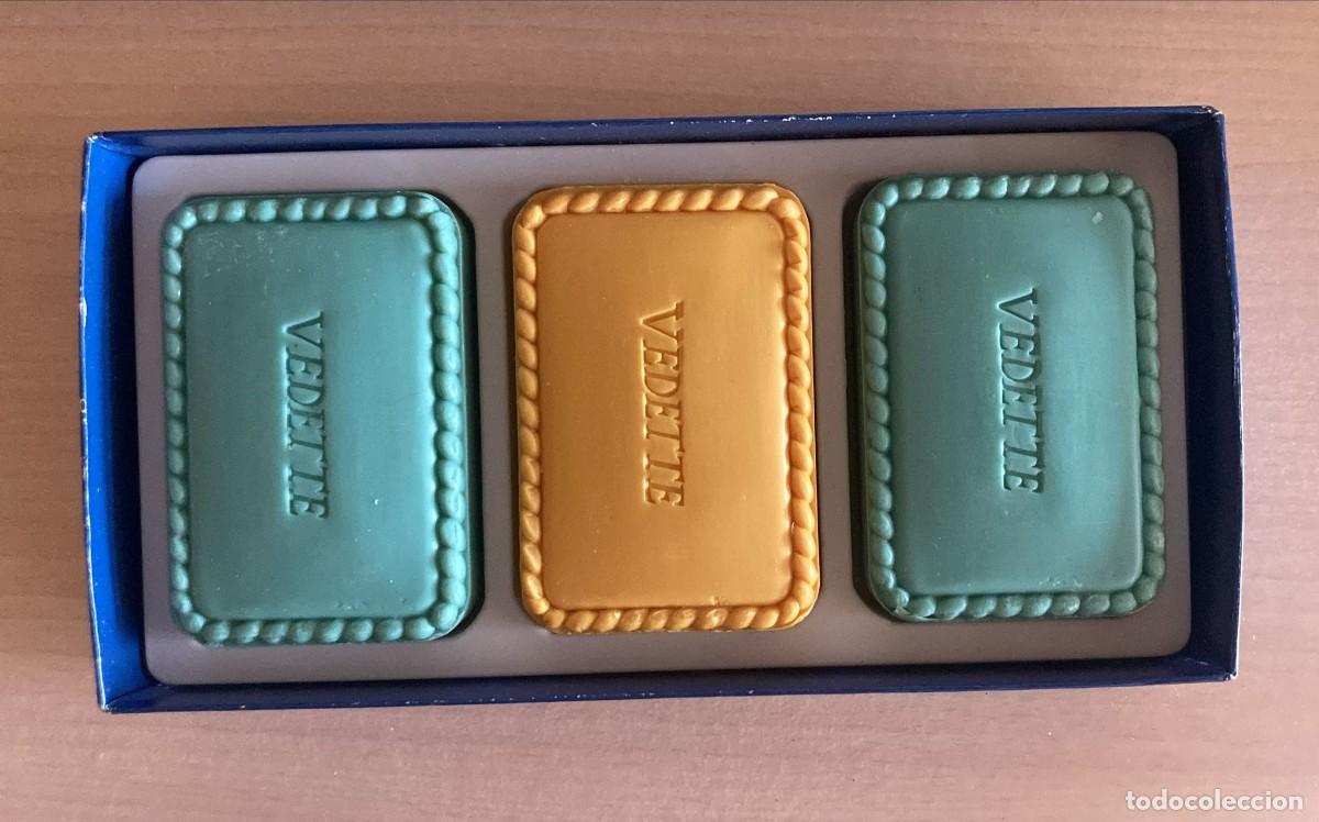 Miniaturas de perfumes antiguos: PASTILLAS JABON VEDETTE - Foto 2