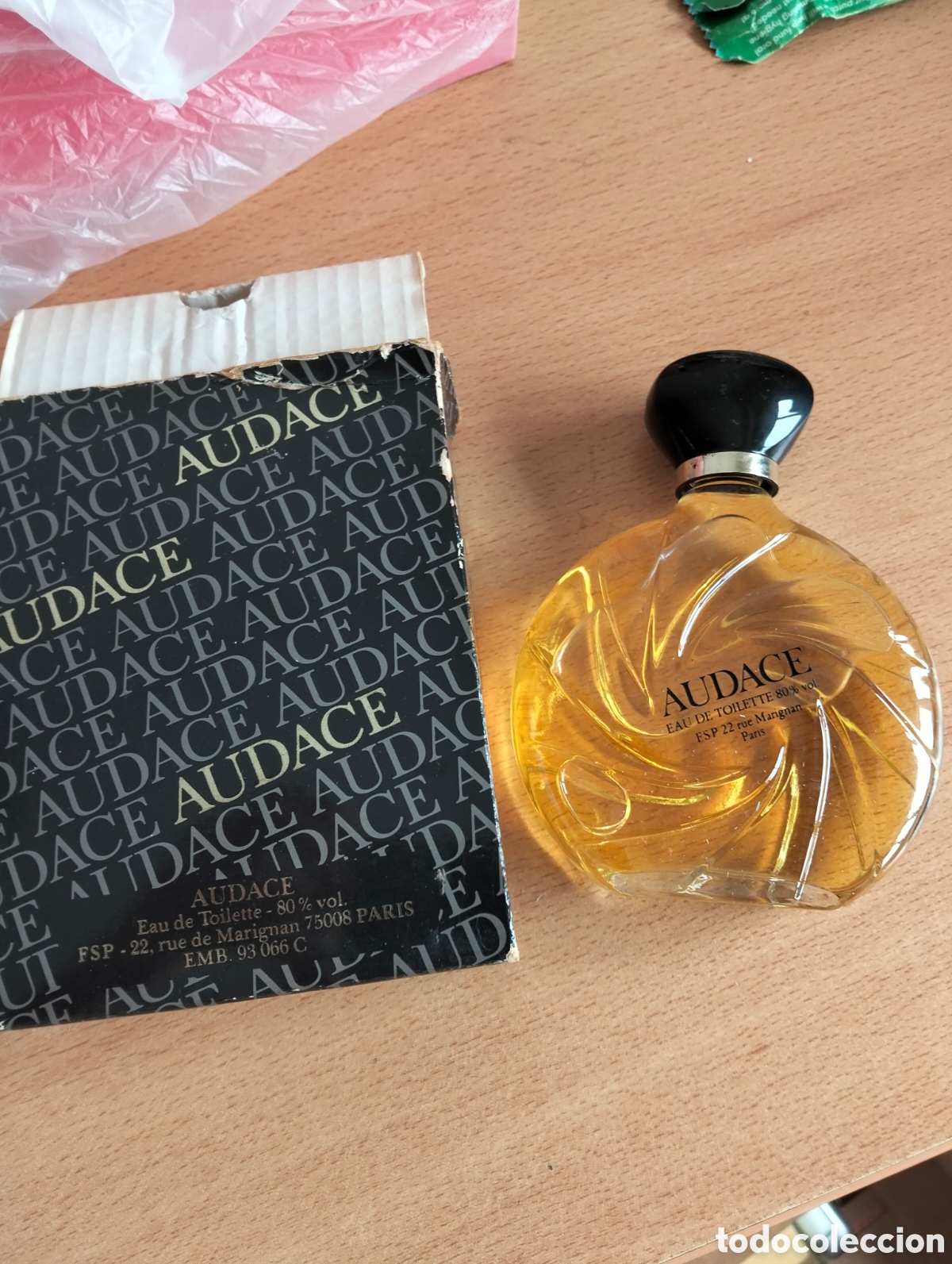 Miniaturas de perfumes antiguos: Audaces EAU de toilette 100 ml - Foto 2
