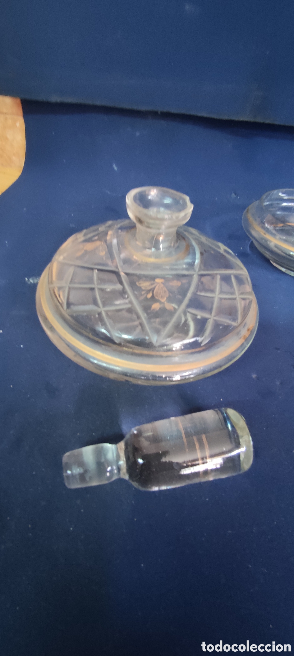 Miniaturas de perfumes antiguos: Conjunto de tocador vintage - Foto 5