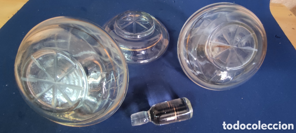 Miniaturas de perfumes antiguos: Conjunto de tocador vintage - Foto 9
