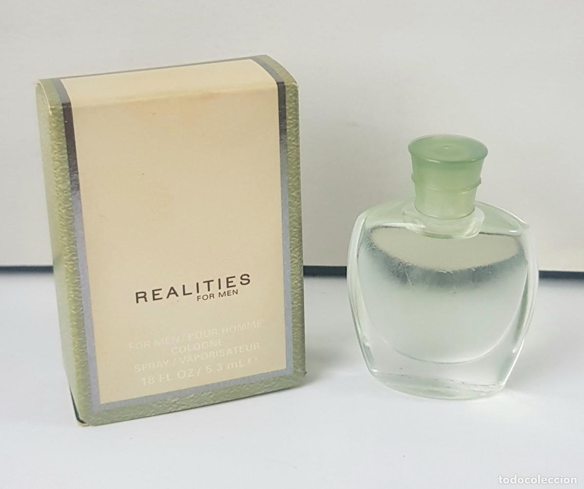 Miniaturas de perfumes antiguos: REALITIES FOR MEN C 5,3 ml - Foto 1