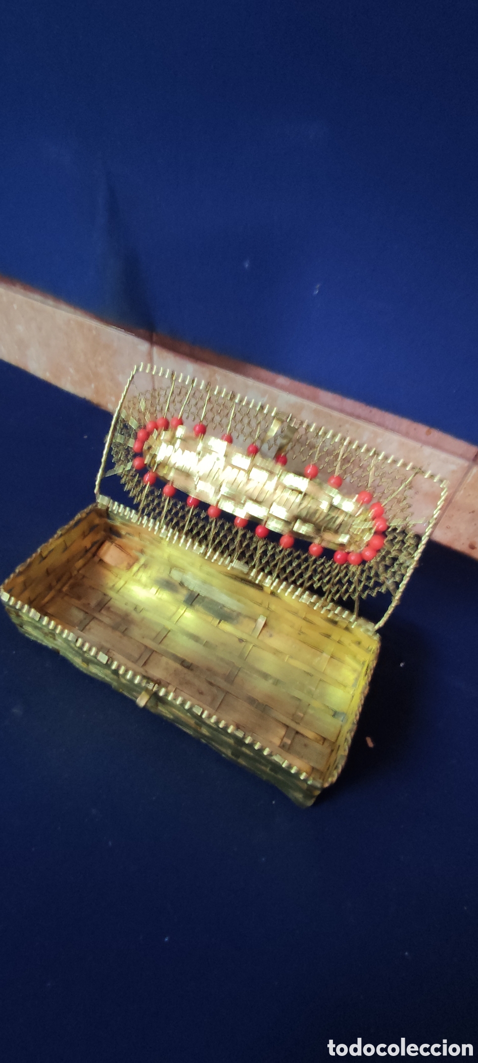 Miniaturas de perfumes antiguos: Caja artesanal de laton - Foto 7