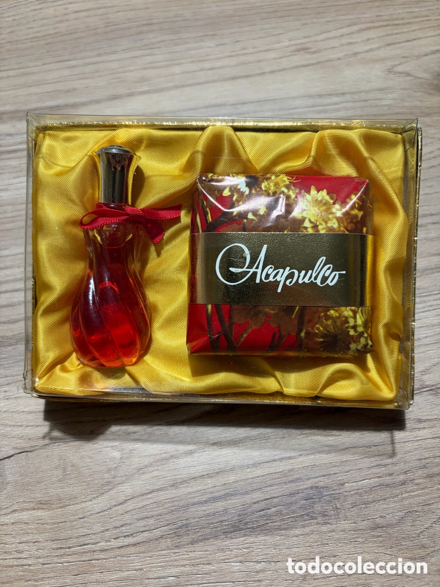 Miniaturas de perfumes antiguos: Jab&oacute;n y perfume Acapulco - Foto 1